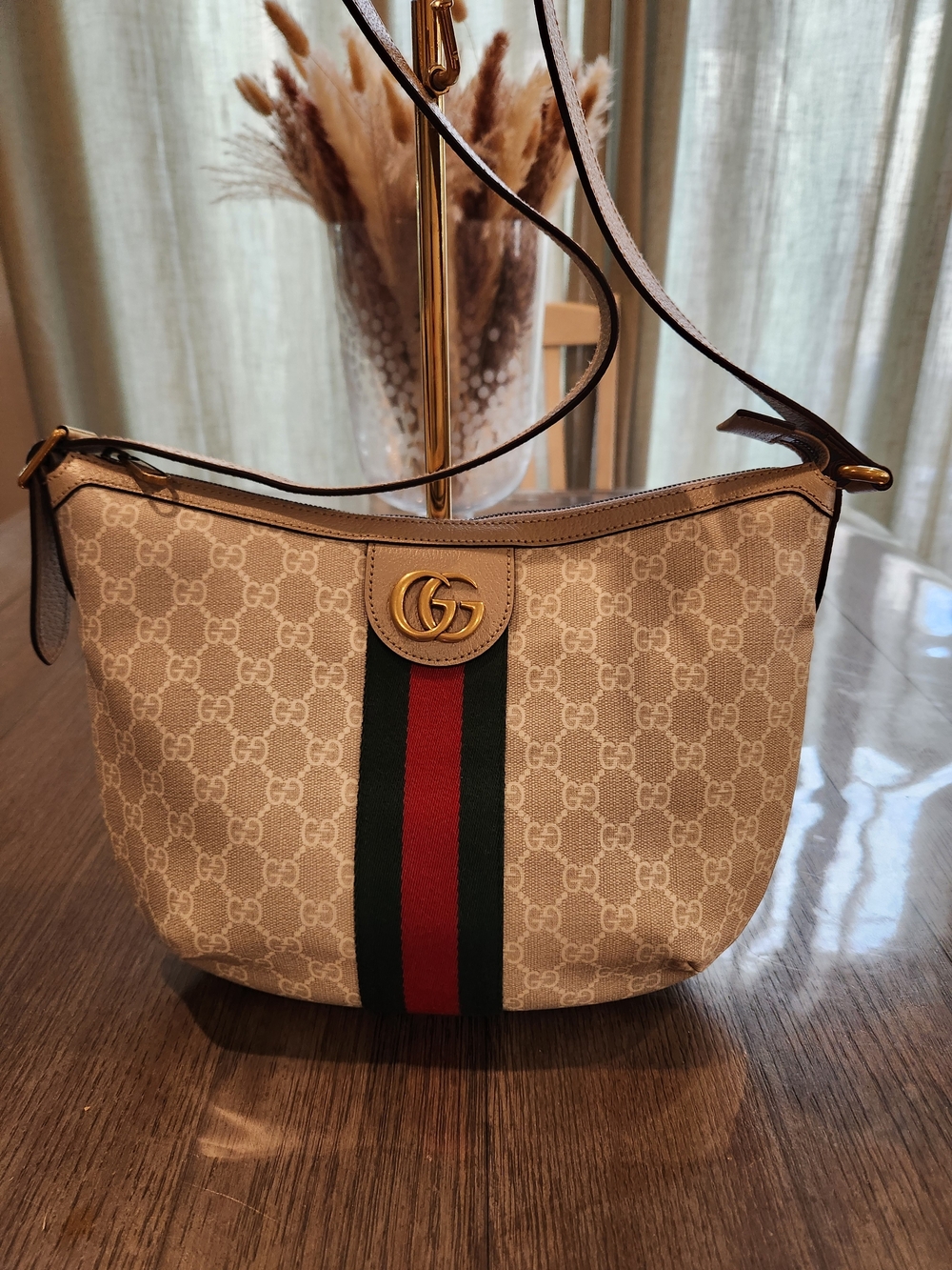 Gucci Ophidia GG Small Shoulder Bag 'Beige/White'